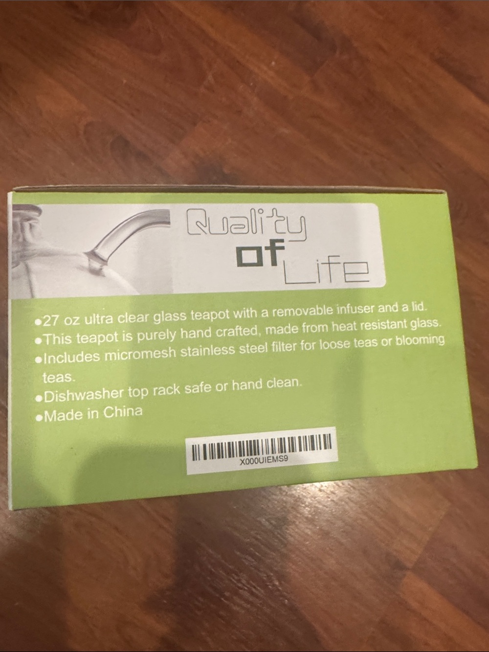HIWARE glass tea pot -new in box- - Picture 2 of 3